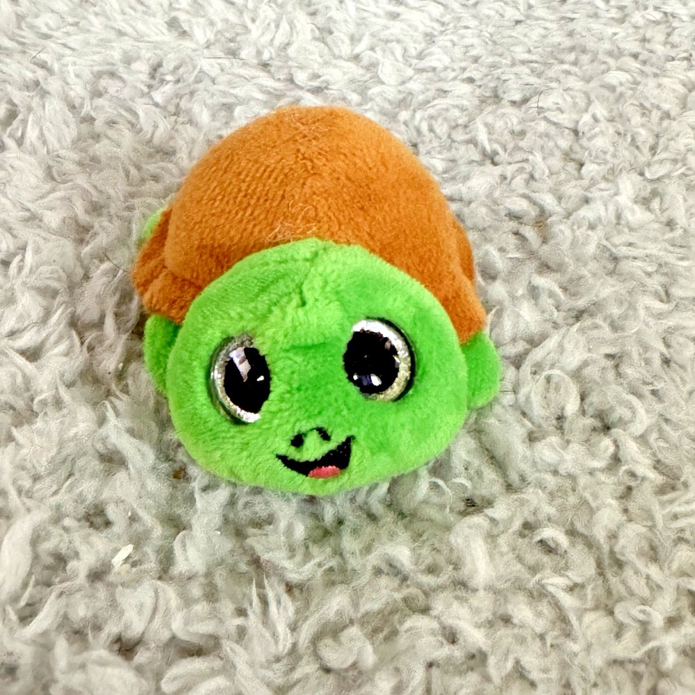 Surprizamals Shelly Turtle‎ Plush 4" Green Stuffed Animal Soft Toy Glitter Eyes